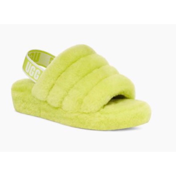 UGG Shoes Ugg Fluff Yeah Slide Color Key Lime Poshmark